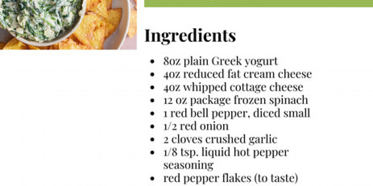Healthified Spinach Dip!